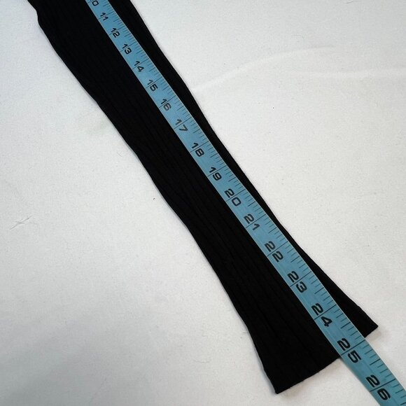 Disturbia Eastwick Cutout Mini Dress Ribbed w Silver Spike Fang Black US 6 - Picture 12 of 15